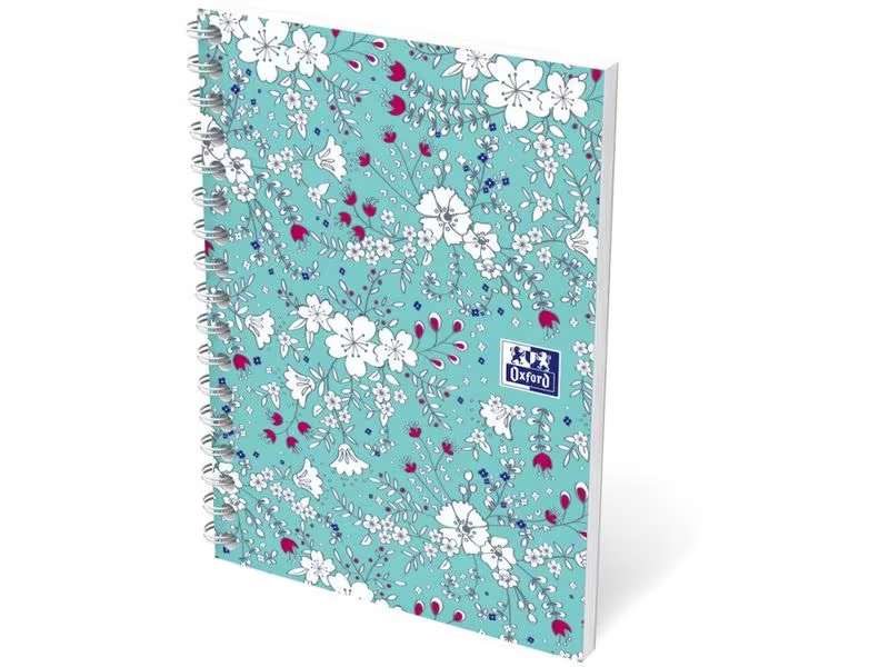 Oxford Notizblock GO Floral A6 kariert