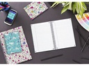 Oxford Notizblock GO Floral A5 kariert