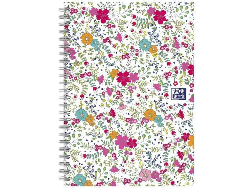 Oxford Notizblock GO Floral A5 kariert