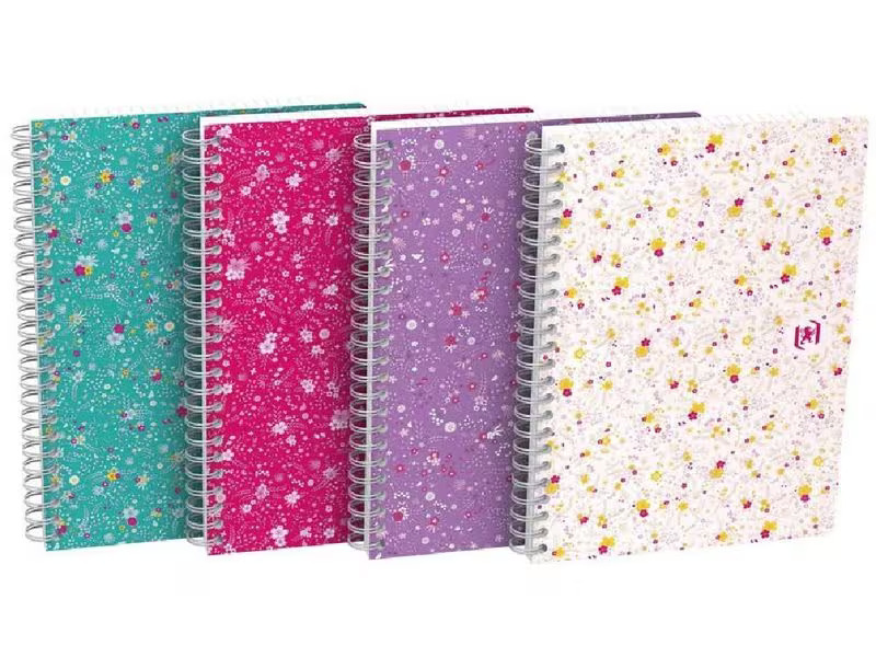 Oxford Notizblock GO Floral A5 kariert