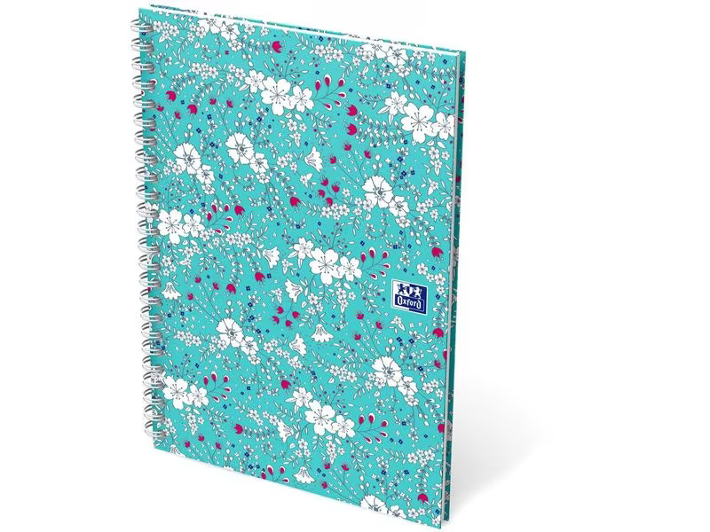 Oxford Notizblock GO Floral A5 kariert