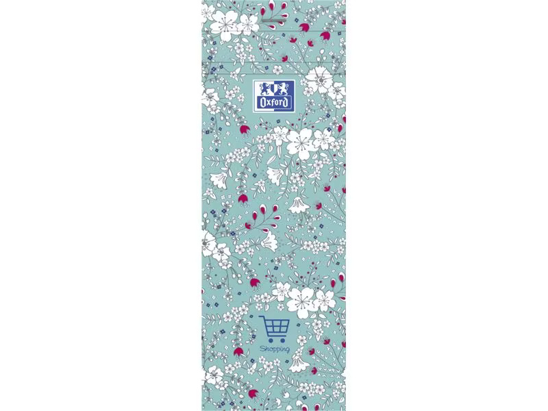 Oxford Notizblock GO Floral 74 x 210 mm, liniert