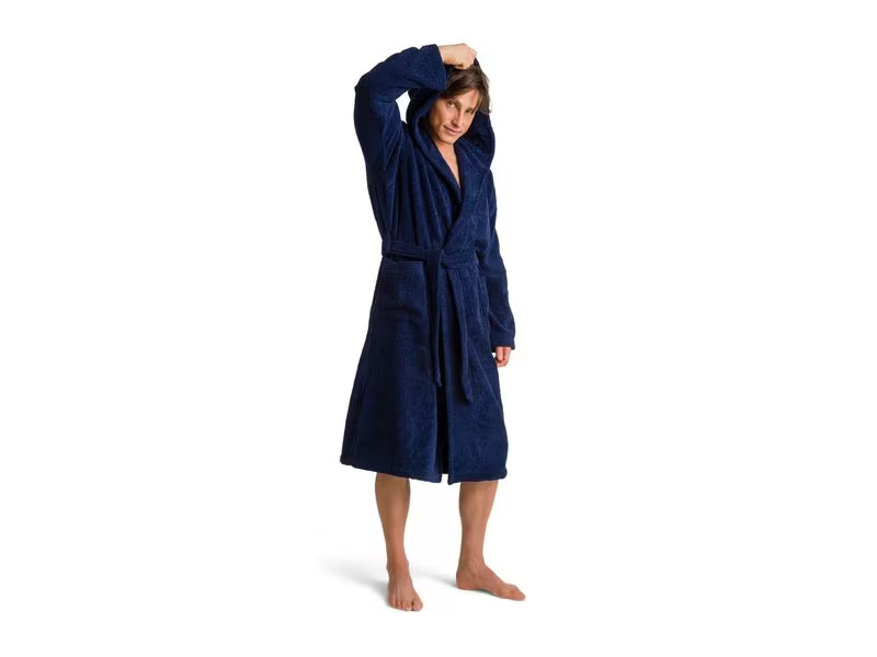Möve Bademantel Superwuschel M, Blau