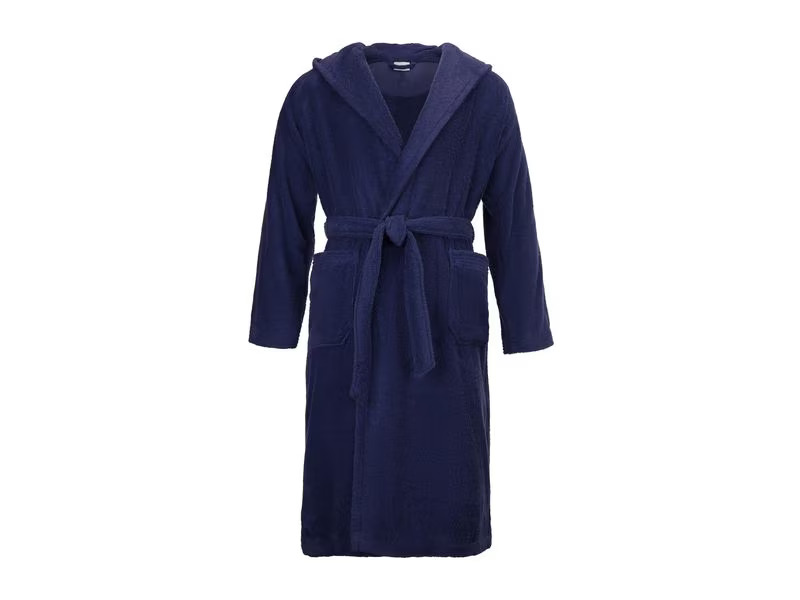 Möve Bademantel Superwuschel M, Blau