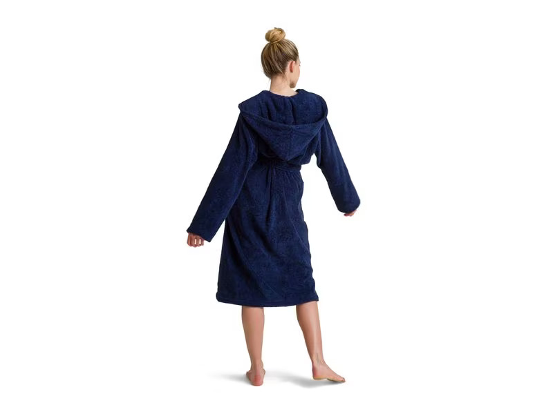 Möve Bademantel Superwuschel M, Blau
