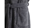Möve Bademantel Superwuschel L, Stone Gray