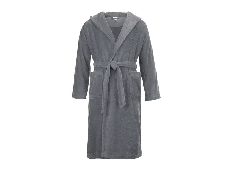 Möve Bademantel Superwuschel L, Stone Gray