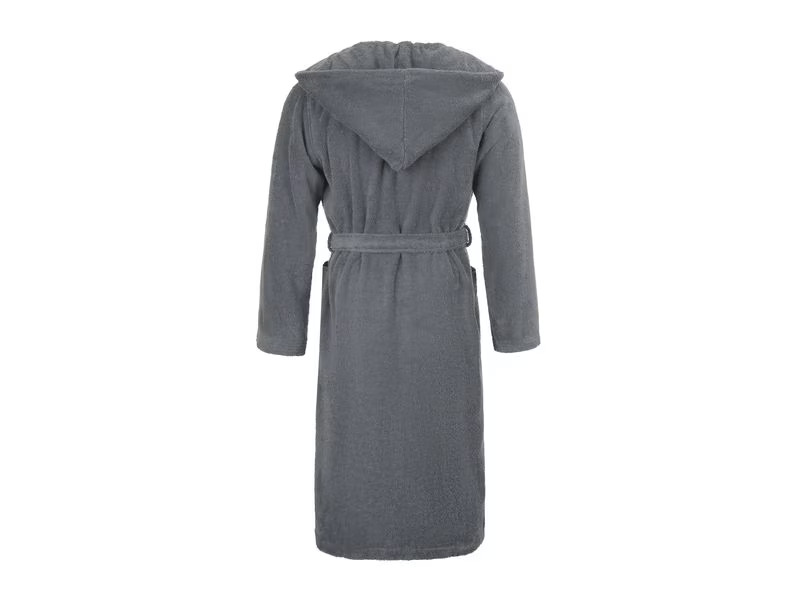 Möve Bademantel Superwuschel L, Stone Gray