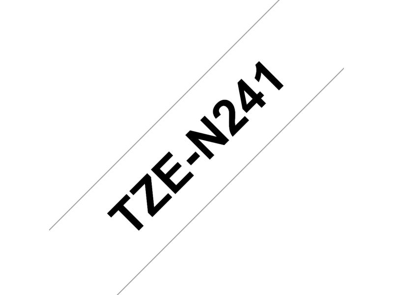 Brother Beschriftungsband TZe-N241 Schwarz auf Weiss