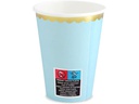 Partydeco Einwegbecher 220 ml, 6 Stück, Blau