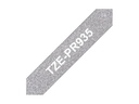 Brother Beschriftungsband TZe-PR935 Weiss auf Silber