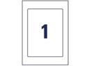 Avery Zweckform Vielzweck-Etiketten 220 x 160 mm, 5 Blatt, 5 Stück