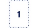 Avery Zweckform Vielzweck-Etiketten 210 x 297 mm, 10 Blatt, 10 Stück