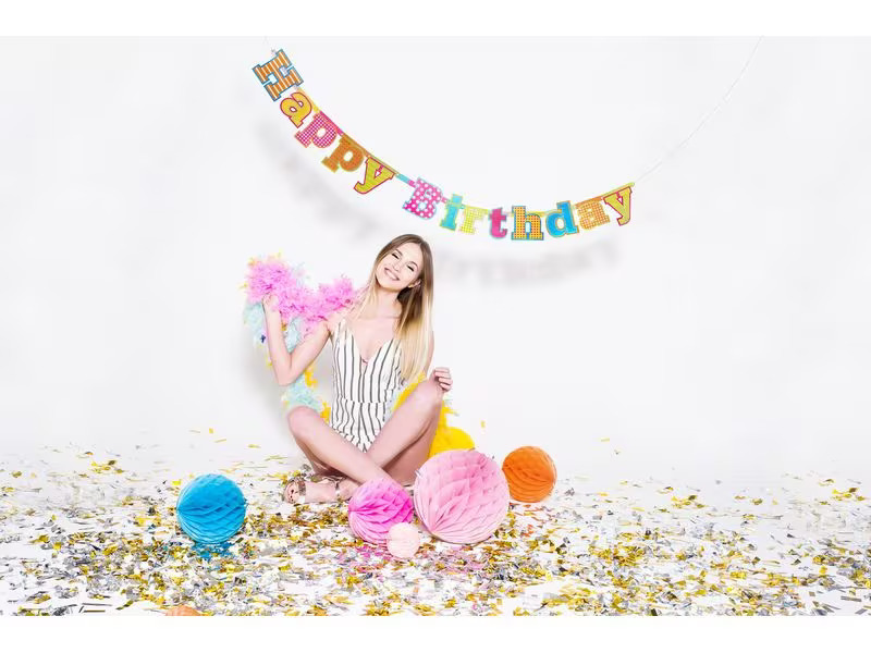 Partydeco Streudeko Konfettikanone Gold, 40 cm