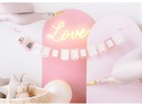 Partydeco Folienballon Storch 103 x 60 cm, Hellrosa