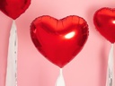 Partydeco Folienballon Herz Rot