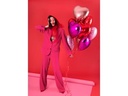 Partydeco Folienballon Herz Rot