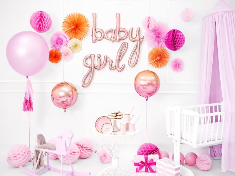 Partydeco Einwegteller Rosa, 18 cm, 6 Stück