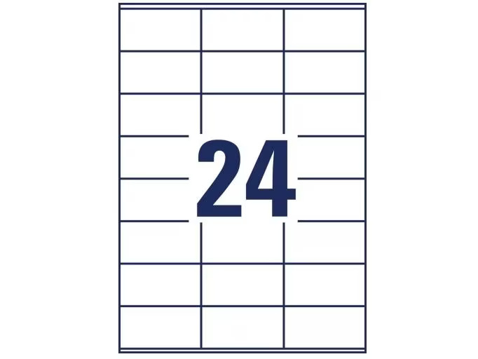 Avery Zweckform Universal-Etiketten 70 x 36 mm, 1560 Etiketten / 65 Bogen