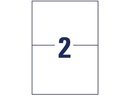Avery Zweckform Universal-Etiketten 210 x 148 mm,130 Etiketten / 65 Bogen