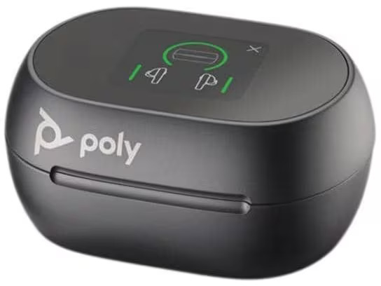 Poly Headset Voyager Free 60+ MS USB-C, Schwarz