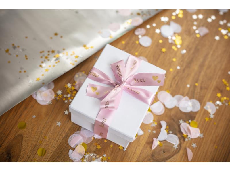 Brother Beschriftungsband TZe-RE54 Gold auf Pink