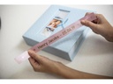 Brother Beschriftungsband TZe-RE54 Gold auf Pink