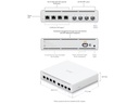 Ubiquiti Passiv PoE Switch UISP Switch Plus UISP-S-Plus 4 Port
