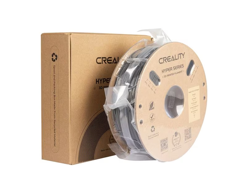 Creality Filament PLA Hyper Carbon Schwarz, 1.75 mm, 1 kg
