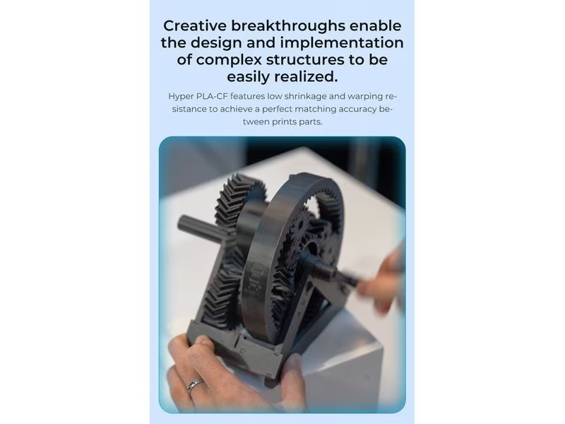 Creality Filament PLA Hyper Carbon Dunkelgrün, 1.75 mm, 1 kg