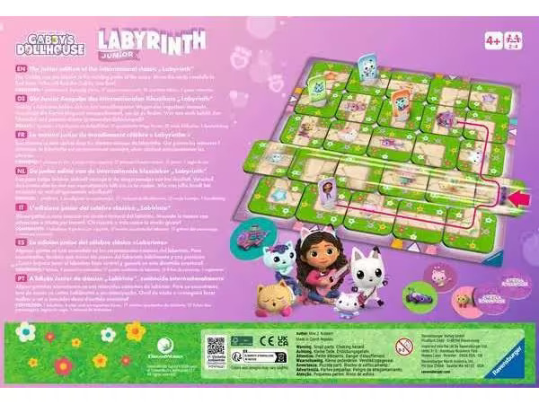 Ravensburger Familienspiel Gabby's Dollhouse Junior Labyrinth