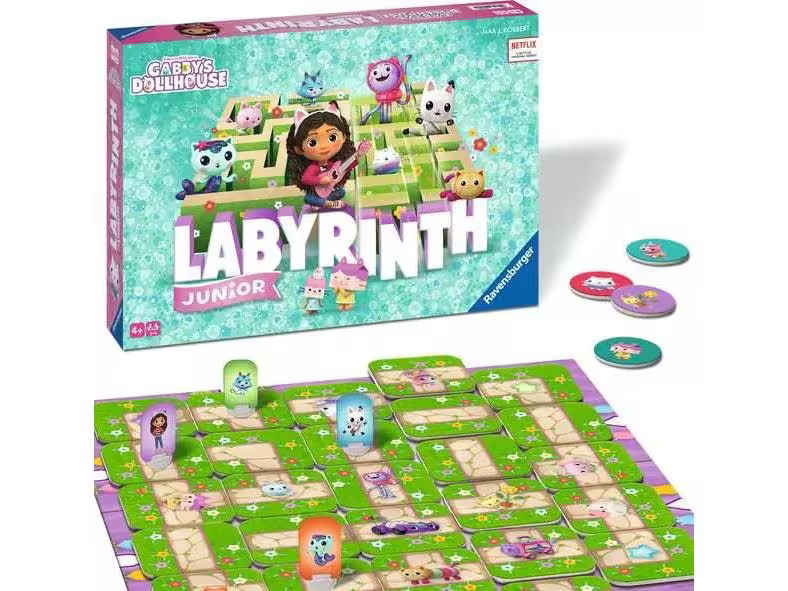Ravensburger Familienspiel Gabby's Dollhouse Junior Labyrinth