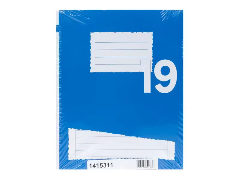 Office Focus Schulheft FSC E5, Liniert, Blau, 10 Stück