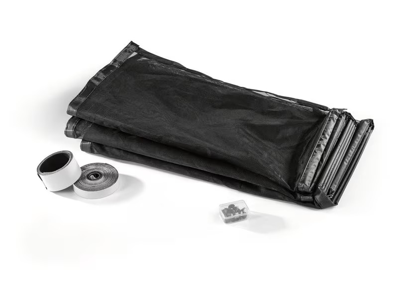 EASYmaxx Tür-Moskitonetz Strong Click, 100 x 210 cm, schwarz