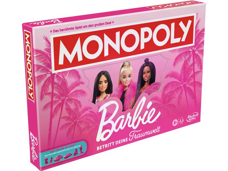 Hasbro Gaming Familienspiel Monopoly Barbie -DE-