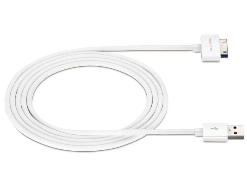 deleyCON USB 2.0-Kabel USB A - Apple Dock 30-Pin 2 m
