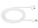 deleyCON USB 2.0-Kabel USB A - Apple Dock 30-Pin 2 m