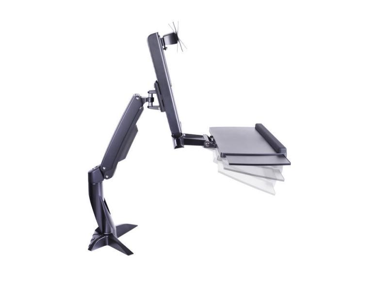 Multibrackets Tischhalterung Flex Desk Workstation bis 8 kg – Schwarz