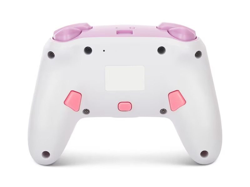 Power A Enhanced Wireless Controller Princess Peach Plaid