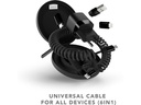 Vonmählen USB-Ladekabel Allroundo GaN All-in-One Schwarz