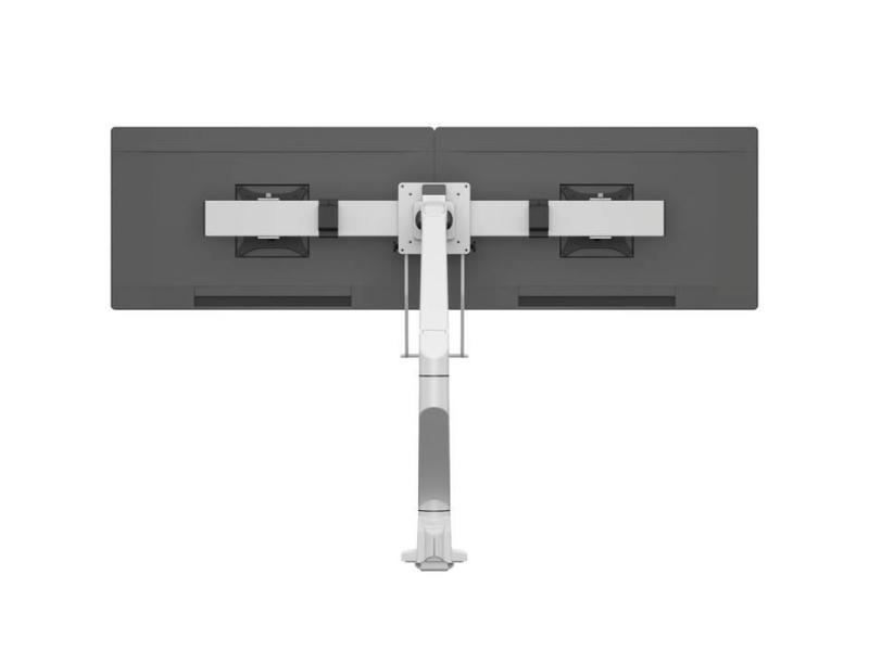 Multibrackets Tischhalterung Gas Lift Arm + Duo Crossbar Weiss