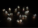 COCON Lichterkette LED Glitzersteine, Blau, 1.9 m