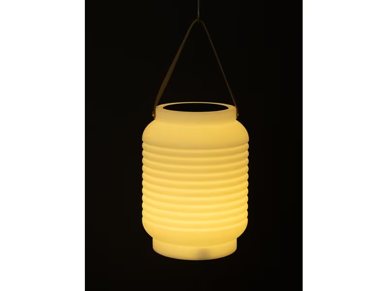 COCON Laterne LED Solar, Weiss