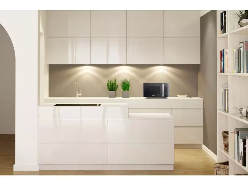Medion Mikrowelle mit Grill MD 17495 Grau