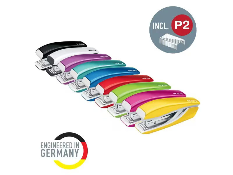 Leitz Heftgerät NeXXt WOW Mini 10 Seiten, Rot