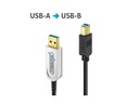 FiberX USB 3.1-Kabel FX-I645 AOC USB A - USB B 30 m