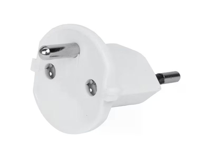 STEFFEN Fixadapter Deutschland CEE7/7 auf Schweiz T12 3-polig, Weiss