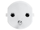 STEFFEN Fixadapter Deutschland CEE7/7 auf Schweiz T12 3-polig, Weiss