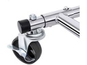 Songmics Garderobenständer Verchromt 160 cm, Silber