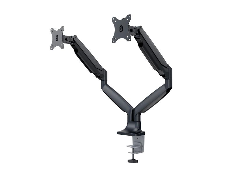 Multibrackets Tischhalterung Gas Spring Dual bis 9 kg – Schwarz